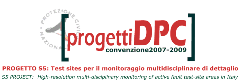 Banner Progetto S5 (DPC-INGV 2007-2009)